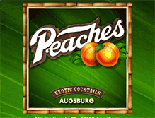 Tablet Screenshot of peaches-augsburg.de